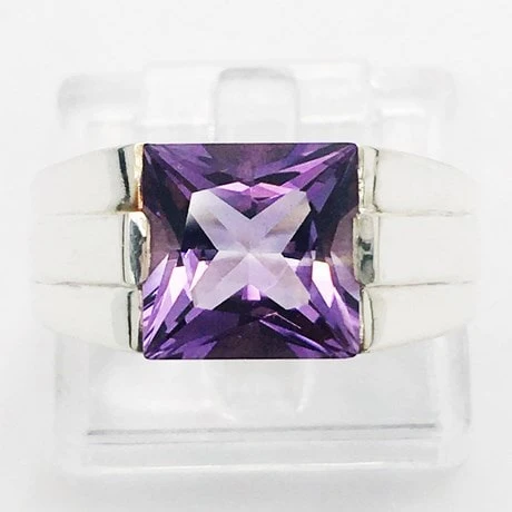 Bague Homme Améthyste 13 Bague Homme Améthyste – Image 11