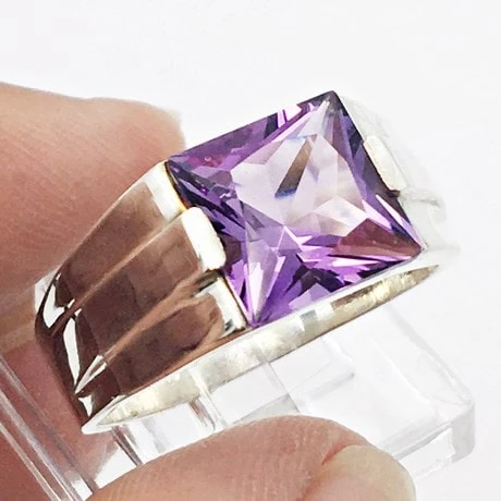 Bague Homme Améthyste 4 Bague Homme Améthyste – Image 2