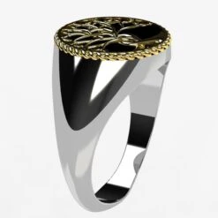 Chevalière Arbre De Vie -Vivalatina Boutiqe Chevaliere arbre de vie argent 5