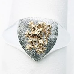 Chevalière Blason Lion Héraldique Pour Homme -Vivalatina Boutiqe Chevaliere blason lion heraldique 4