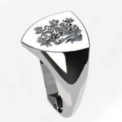 Chevalière Blason Lion Héraldique Pour Homme -Vivalatina Boutiqe Chevaliere lion heraldique 4