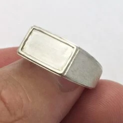 Chevalière Moderne -Vivalatina Boutiqe Chevaliere moderne argent 9