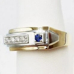 Bague De Fiançaille Pour Homme -Vivalatina Boutiqe Chevaliere moderne homme 3 min