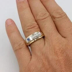 Bague De Fiançaille Pour Homme -Vivalatina Boutiqe Chevaliere moderne homme 6 min