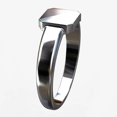 Chevalière Platine Pour Homme 5 Chevalière Platine Pour Homme – Image 4