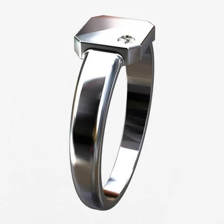 Chevalière Platine Pour Homme 8 Chevalière Platine Pour Homme – Image 7