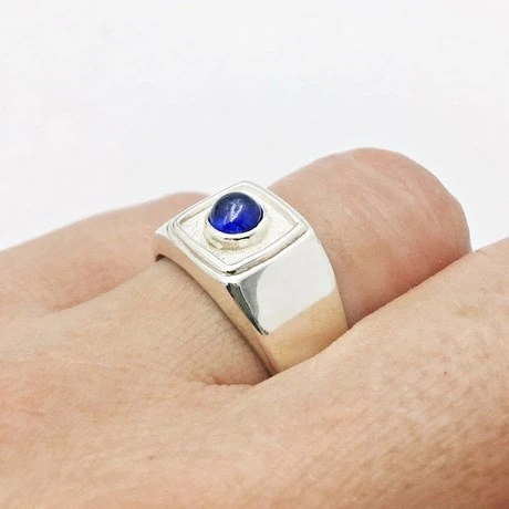 Chevalière Saphir Homme 7 Chevalière Saphir Homme – Image 5