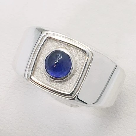 Chevalière Saphir Homme 5 Chevalière Saphir Homme – Image 3