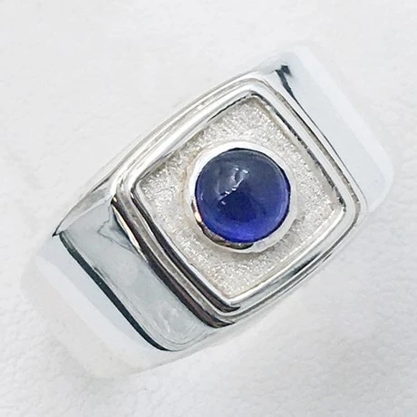 Chevalière Saphir Homme 3 Chevalière Saphir Homme