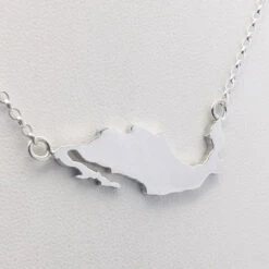 Collier Mexicain: Carte Du Mexique -Vivalatina Boutiqe Collier Mexique argent 1
