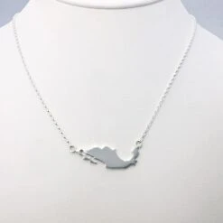 Collier Mexicain: Carte Du Mexique -Vivalatina Boutiqe Collier Mexique argent 4