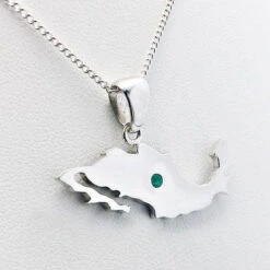 Collier Mexicain: Carte Du Mexique -Vivalatina Boutiqe Collier Mexique emeraude 1