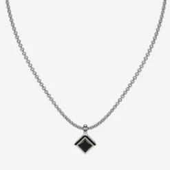Collier Diamant Noir