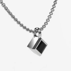 Collier Diamant Noir -Vivalatina Boutiqe Collier diamant noir 5