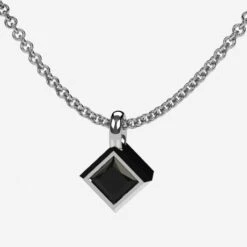 Collier Diamant Noir -Vivalatina Boutiqe Collier diamant noir 6