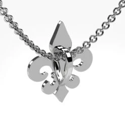 Collier Fleur De Lys -Vivalatina Boutiqe Collier fleur de lys 3