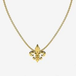 Collier Fleur De Lys -Vivalatina Boutiqe Collier fleur de lys 5