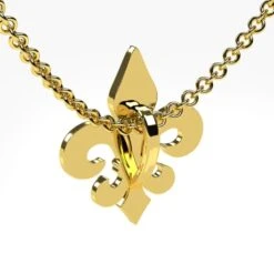 Collier Fleur De Lys -Vivalatina Boutiqe Collier fleur de lys 7