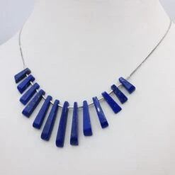 Collier Lapis Lazuli Or -Vivalatina Boutiqe Collier lapis lazuli 2