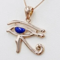 Pendentif Oeil D'Horus -Vivalatina Boutiqe Collier oeil horus or 2