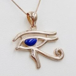 Pendentif Oeil D'Horus -Vivalatina Boutiqe Collier oeil horus or 3
