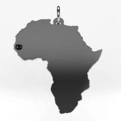 Pendentif Afrique Argent