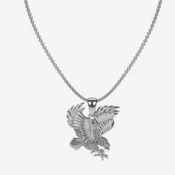 Pendentif Aigle En Or Massif -Vivalatina Boutiqe Collier pendentif aigle or 8