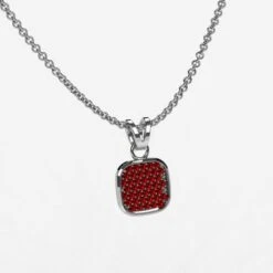 Pendentif Rubis Pour Homme -Vivalatina Boutiqe Collier pendentif rubis homme 2