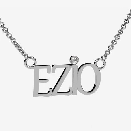 Collier Prénom Personnalisé Diamant 3 Collier Prénom Personnalisé Diamant