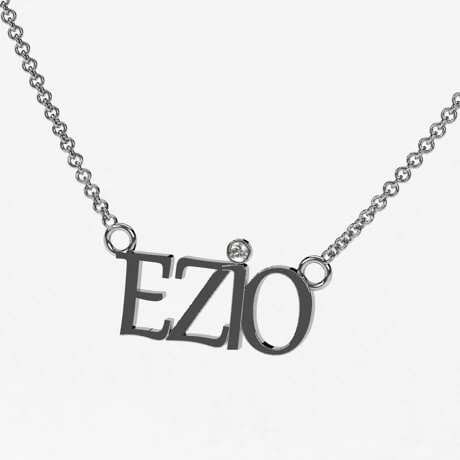 Collier Prénom Personnalisé Diamant 6 Collier Prénom Personnalisé Diamant – Image 4