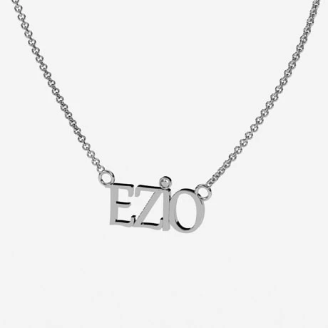 Collier Prénom Personnalisé Diamant 7 Collier Prénom Personnalisé Diamant – Image 5