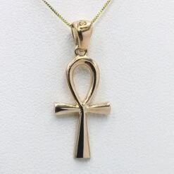 Pendentif Croix De Vie Egyptienne En Or 25 Pendentif Croix De Vie Egyptienne En Or -Vivalatina Boutiqe Croix ankh egyptienne or rose 3