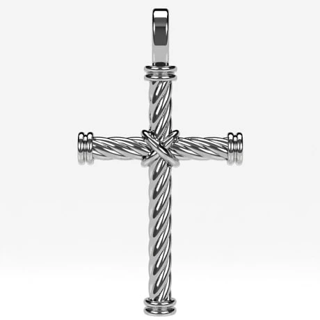 Pendentif Croix Ronde Pour Homme En Argent 3 Pendentif Croix Ronde Pour Homme En Argent