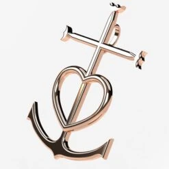 Croix Camarguaise En Or 18 Carats -Vivalatina Boutiqe Croix camarguaise or 11