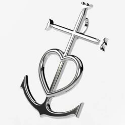 Croix Camarguaise En Or 18 Carats -Vivalatina Boutiqe Croix camarguaise or 2