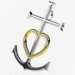 Croix Camarguaise En Or 18 Carats -Vivalatina Boutiqe Croix camarguaise or 4