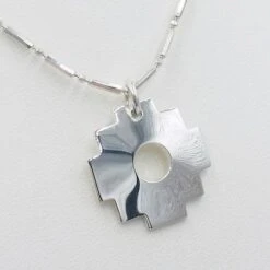 Pendentif Croix Andine Chakana 26 Pendentif Croix Andine Chakana -Vivalatina Boutiqe Croix chakana argent 3
