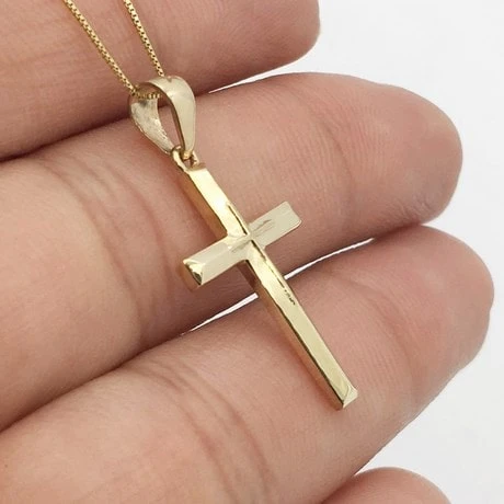 Croix En Or 18 Carats Pour Femme 11 Croix En Or 18 Carats Pour Femme – Image 9