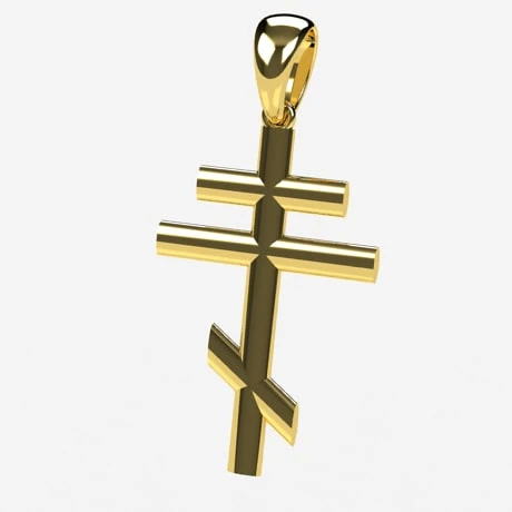 Pendentif Croix Orthodoxe 6 Pendentif Croix Orthodoxe – Image 4