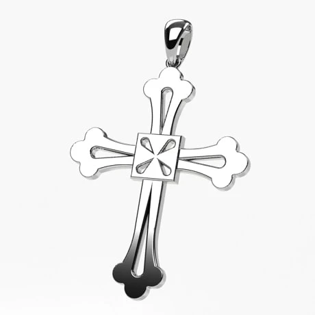 Croix Tréflée En Or 4 Croix Tréflée En Or – Image 2