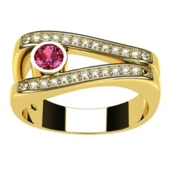 Grosse Bague Or Pour Femme -Vivalatina Boutiqe Grosse bague diamants or pour femme 6