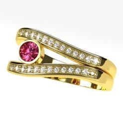 Grosse Bague Or Pour Femme -Vivalatina Boutiqe Grosse bague diamants or pour femme 9