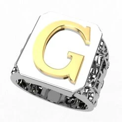 Grosse Chevalière Homme Personnalisée Avec Initiale 14 Grosse Chevalière Homme Personnalisée Avec Initiale -Vivalatina Boutiqe Grosse chevaliere homme avec initiale 1