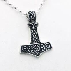 Pendentif Marteau De Thor En Argent -Vivalatina Boutiqe Marteau thor argent 1
