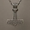 Pendentif Marteau De Thor En Argent