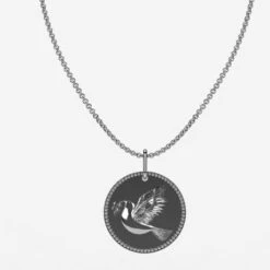 Médaille De Colombe -Vivalatina Boutiqe Medaille bapteme colombe 3