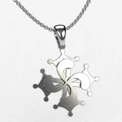 Médaille Croix Occitane Et Basque -Vivalatina Boutiqe Medaille croix occitaineet basque 2