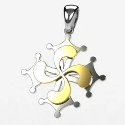 Médaille Croix Occitane Et Basque