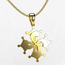 Médaille Croix Occitane Et Basque -Vivalatina Boutiqe Medaille croix occitaineet basque 8