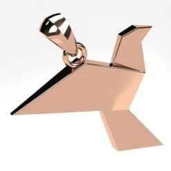 Pendentif Colombe De L'Esprit Saint -Vivalatina Boutiqe Pendentif colombe or 7